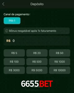 deposits 6655BET